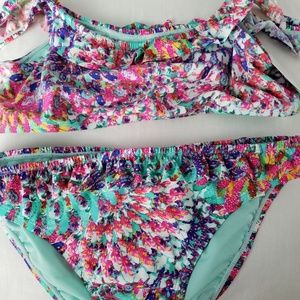 Heart and Harmony colorful swimsuit